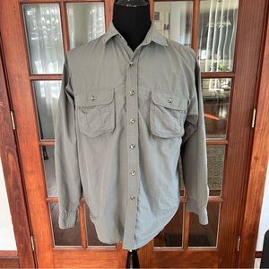 Sportif Hiking Fishing Vented Nylon Shirt Large